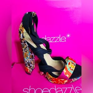 Tie up leopard heels, many colors perfect for going out or looking like a boss.